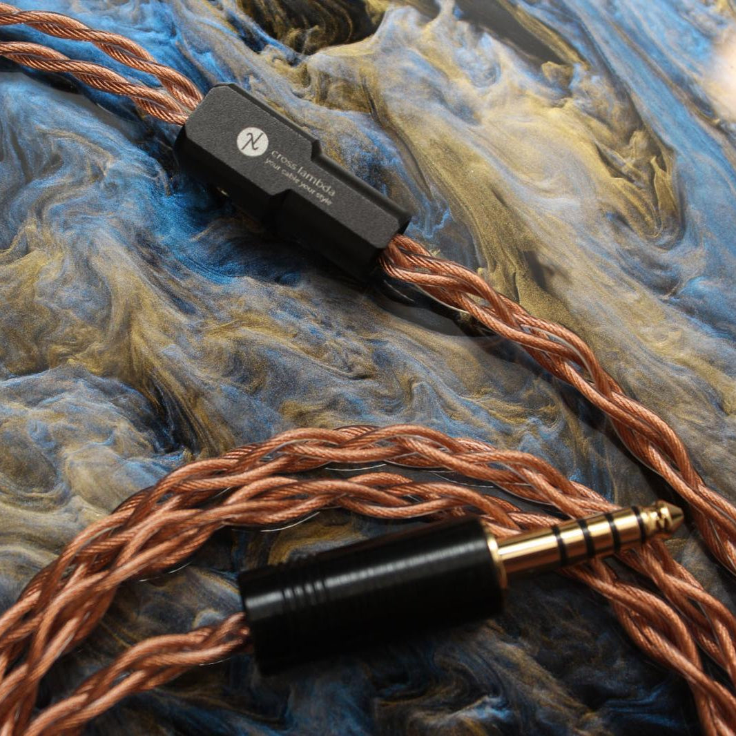 Cross Lambda Orbit - 石墨烯純銅耳機升級線 (2Pin 4.4mm)