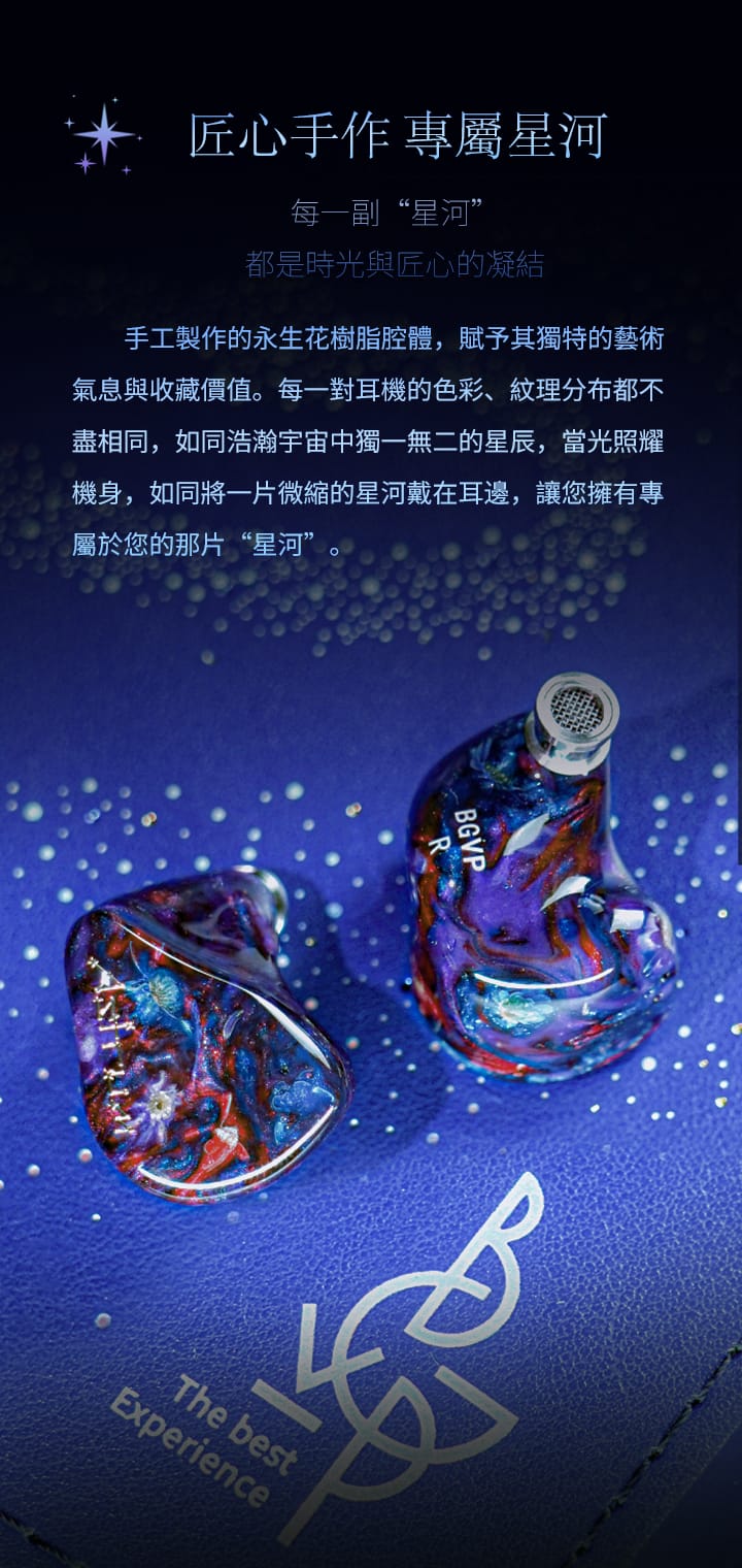 BGVP Astrum 星河 2靜電2鐵2圈 入耳式耳機