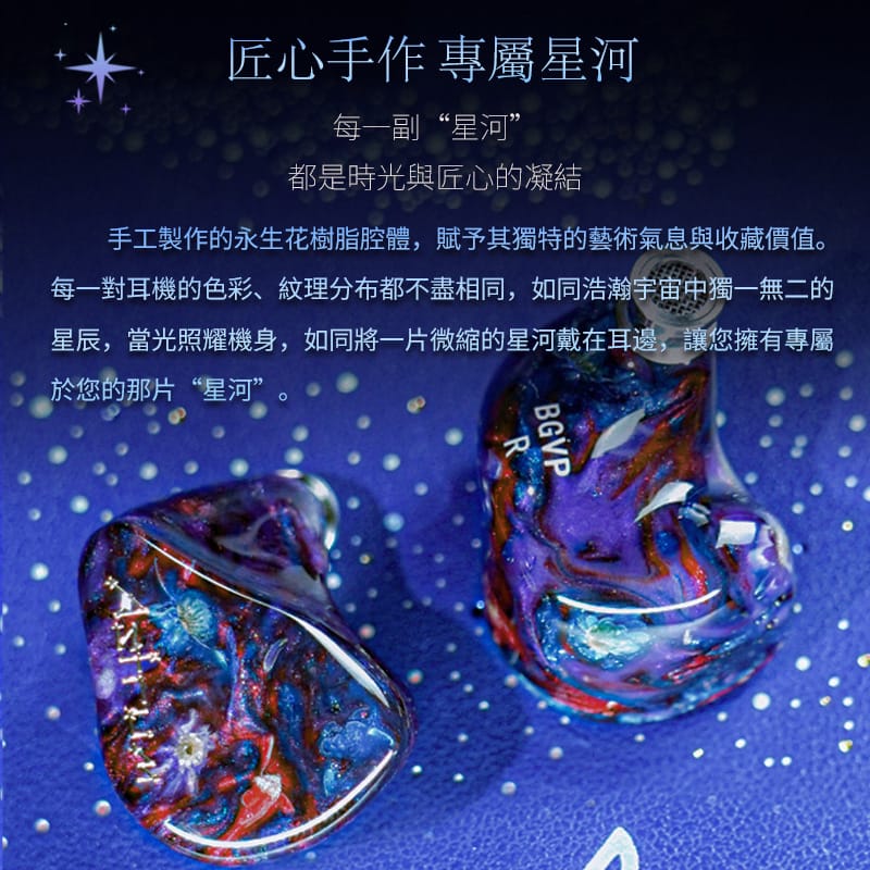 BGVP Astrum 星河 2靜電2鐵2圈 入耳式耳機