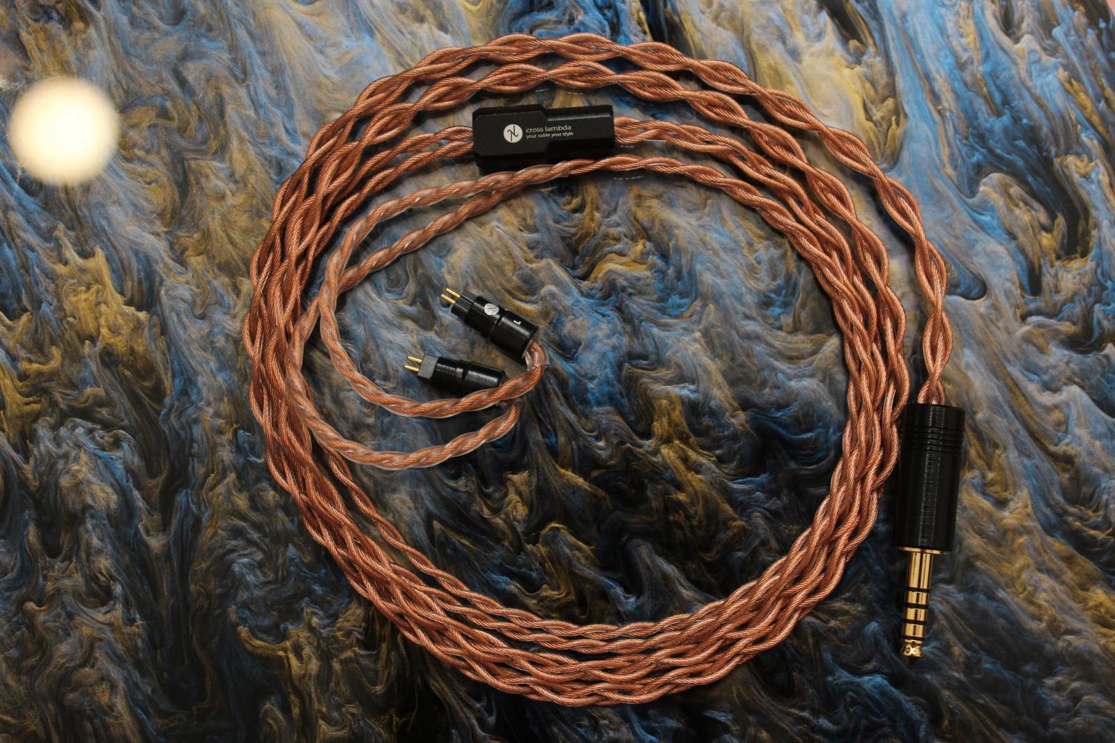 Cross Lambda Orbit - 石墨烯純銅耳機升級線 (2Pin 4.4mm)