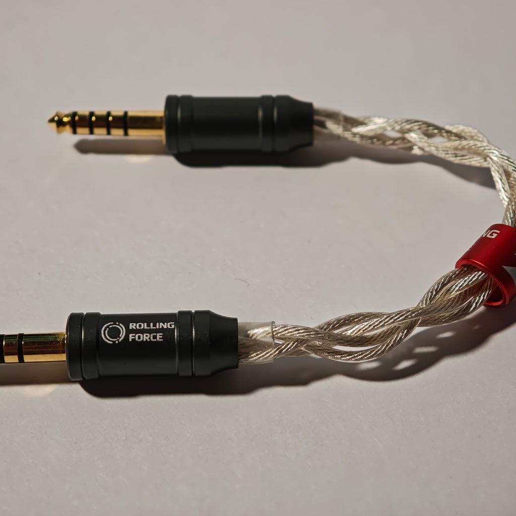 Rolling Force Diamond 6N單晶銀對錄線 (10CM)