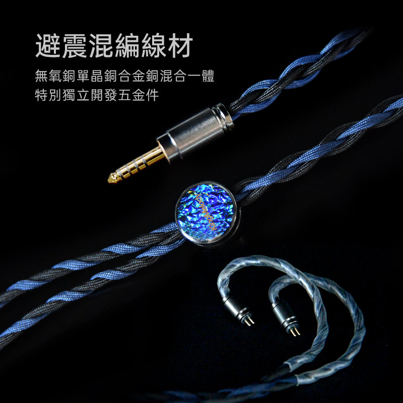 【新品上市】KingMelody黑鯊王King Shark 新一代混合單元旗艦入耳式耳機
（2骨傳導，8動鐵，同軸雙動圈）入耳式耳機