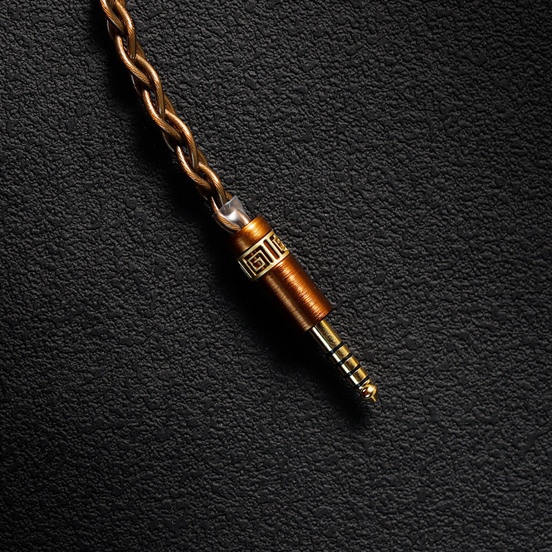 Shanling×瞬聲Flash Acoustic「焦尾」EL1000五重導體2pin 4.4mm 耳機升級線