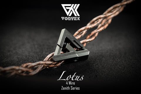 Vortex Zenith Series‑Lotus耳機升級線 （4wire & 8wire)