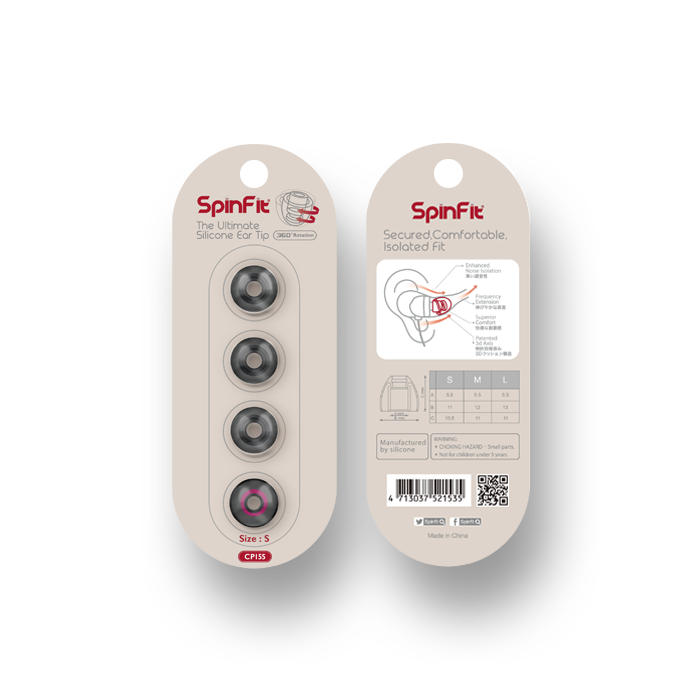 SpinFit CP155 專利設計耳膠
