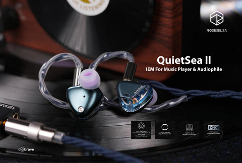 【新品上市】Roseselsa QuietSea II (靜海II) 單動圈HiFi入耳式耳機