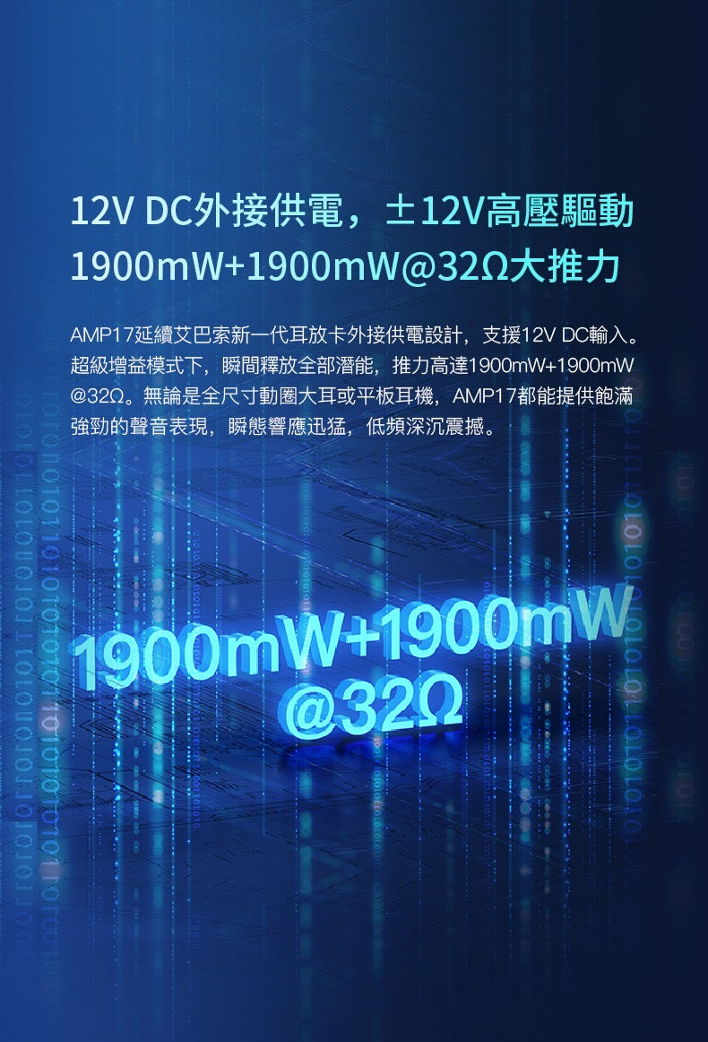 iBasso AMP17 (氮化鎵電晶體分立元件平衡不銹鋼耳放卡)