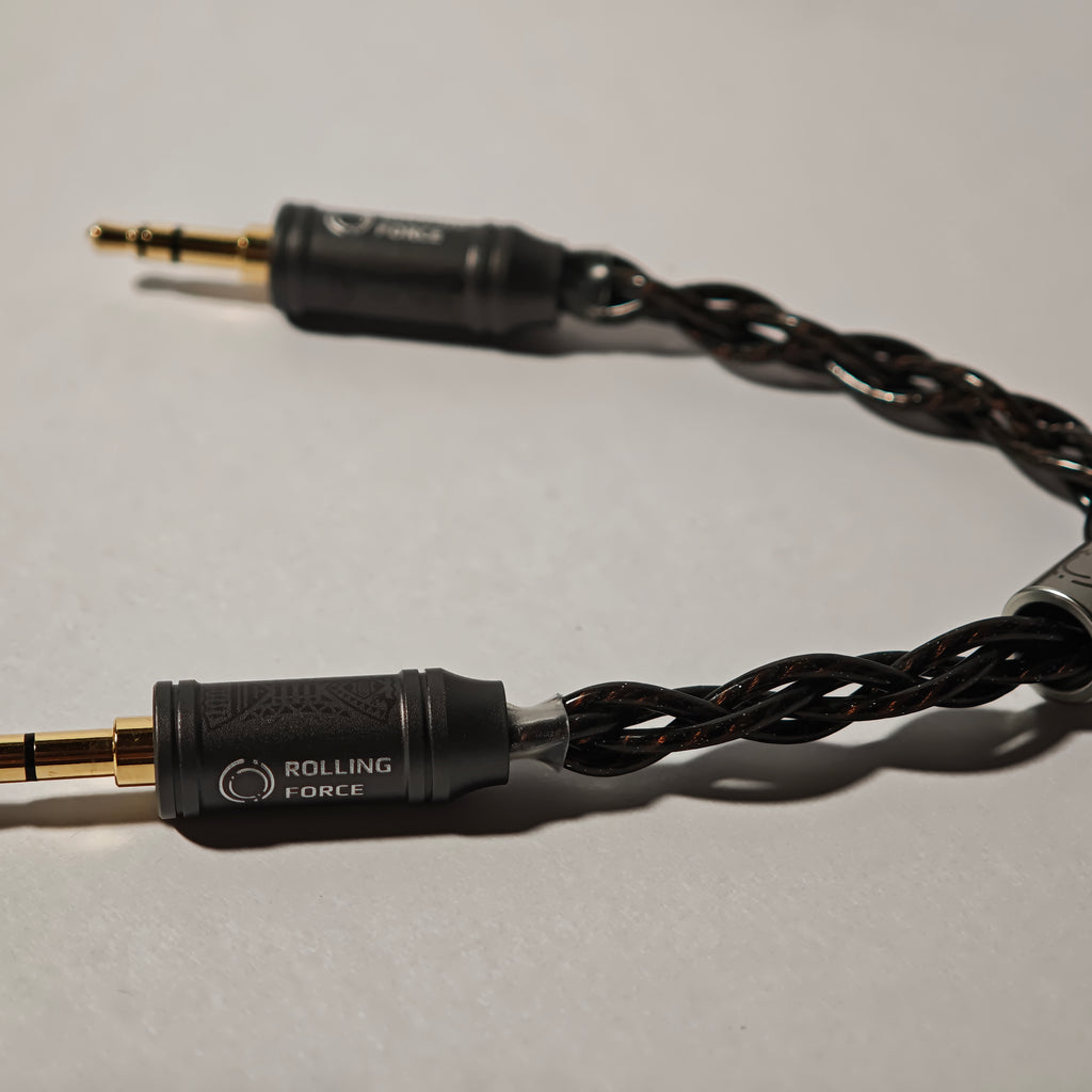 Rolling Force Choco 4N+5N無氧銅耳機對錄線 (10CM)