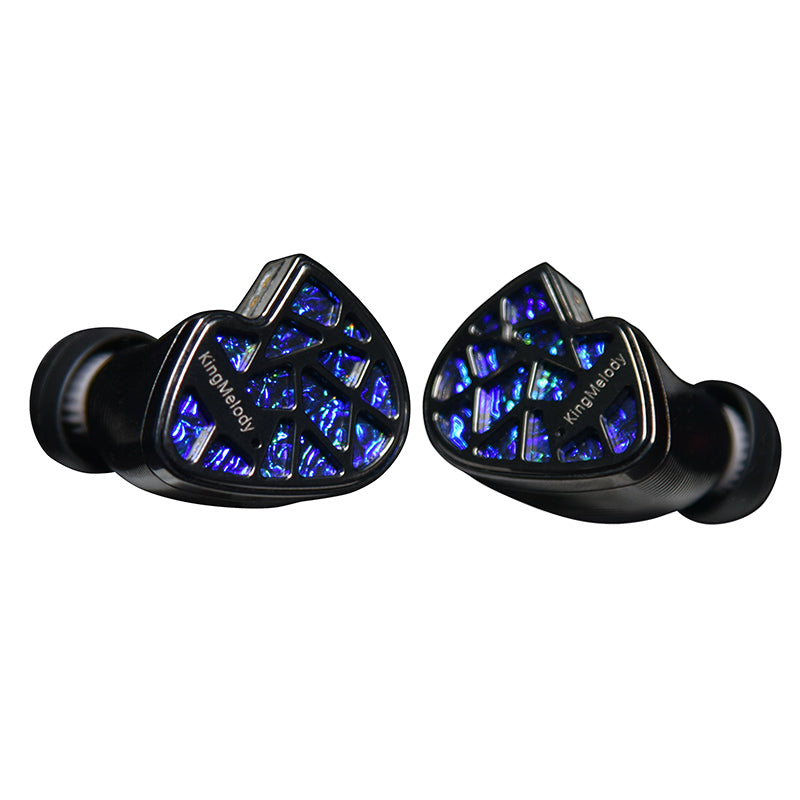 【新品上市】KingMelody黑鯊王King Shark 新一代混合單元旗艦入耳式耳機
（2骨傳導，8動鐵，同軸雙動圈）入耳式耳機