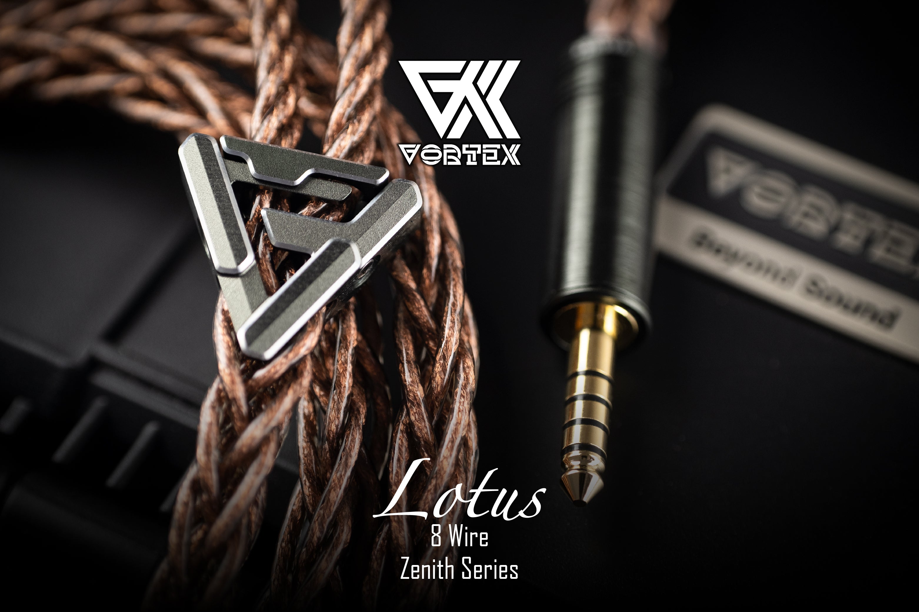 Vortex Zenith Series‑Lotus耳機升級線 （4wire & 8wire)