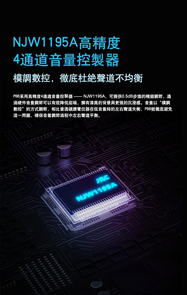 快將到步-iBasso PB6 (四膽管雙模式大推力便攜耳放 ~ 雷神JAN6418 × 4)