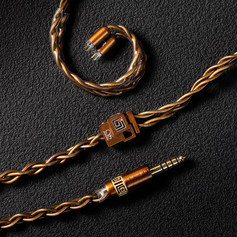 Shanling×瞬聲Flash Acoustic「焦尾」EL1000五重導體2pin 4.4mm 耳機升級線