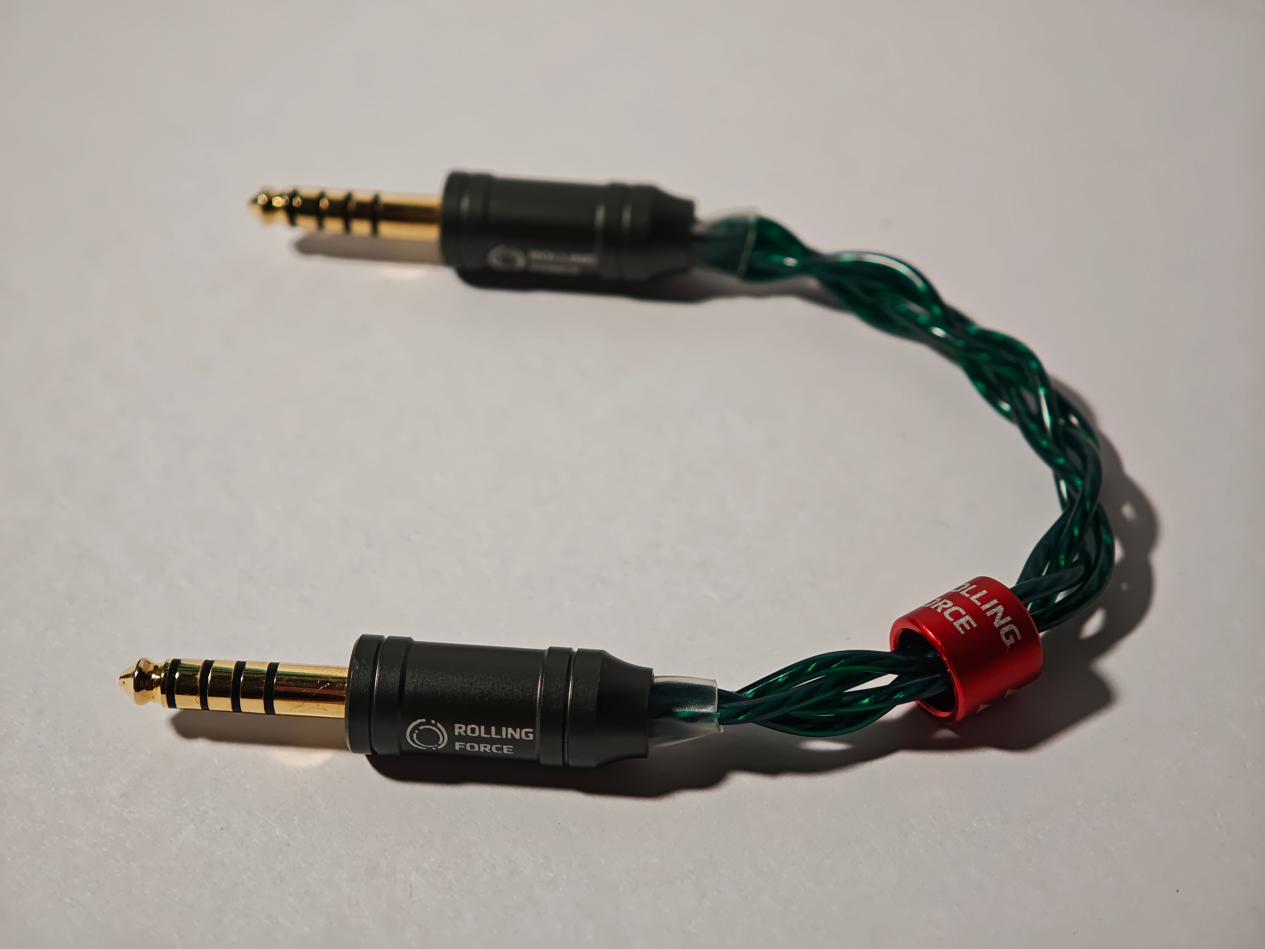 Rolling Force Suika 加厚單晶銅鍍銀對錄線 (10CM)