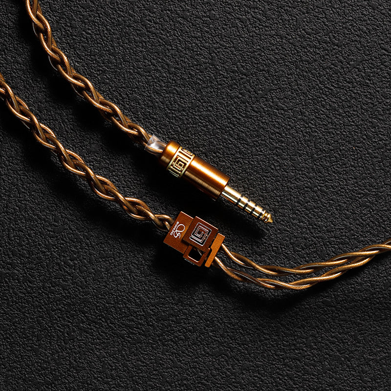 Shanling×瞬聲Flash Acoustic「焦尾」EL1000五重導體2pin 4.4mm 耳機升級線