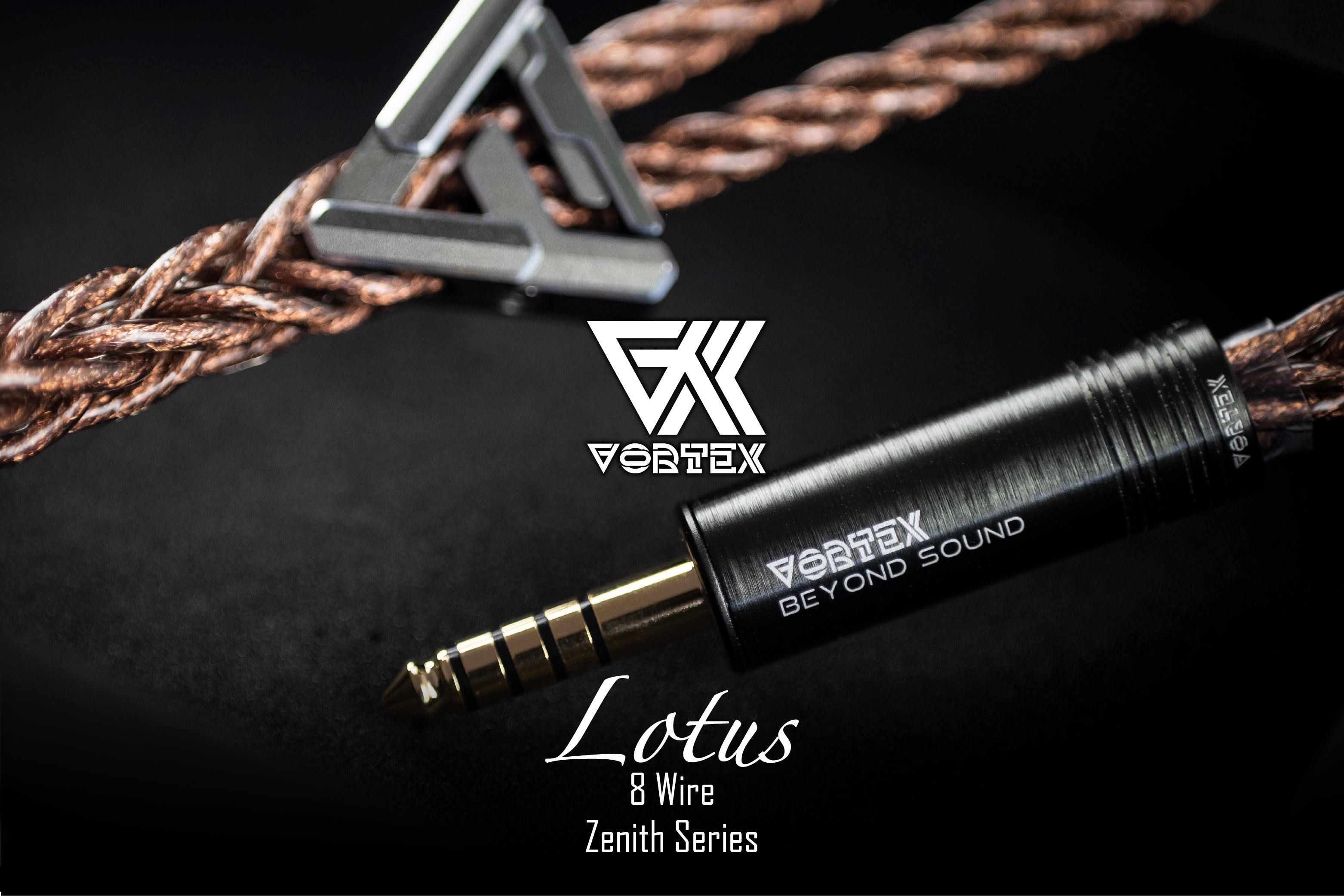 Vortex Zenith Series‑Lotus耳機升級線 （4wire & 8wire)