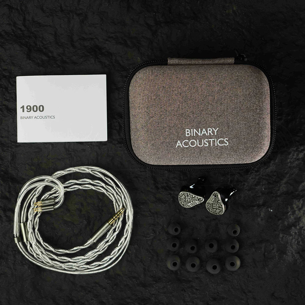 Binary 1900 10mm DD + 6mm Passive Diaphragm + 4BA 入耳式耳機