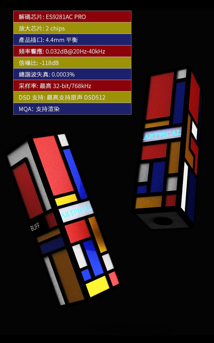 Artpical Mondrian Usb Dac隨身便𢹂小尾巴