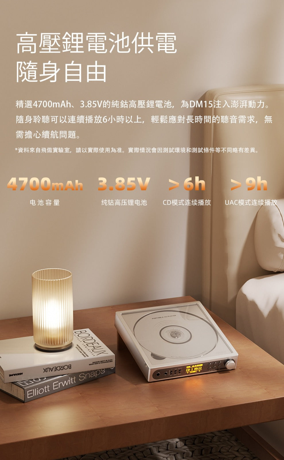 Fiio DM15 AKM (便攜身歷聲CD播放機)