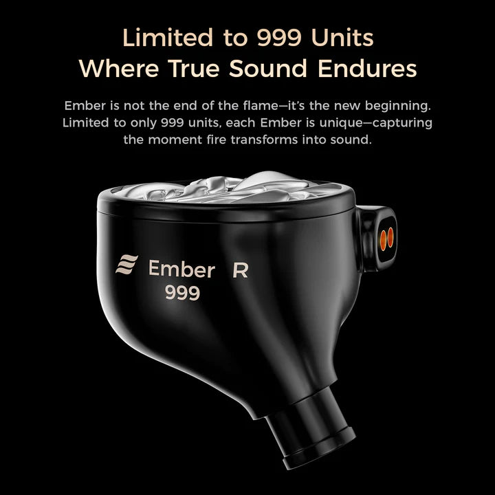 LETSHUOER Ember 餘燼 平面單元聲學結構入耳式耳機 （限量版999）