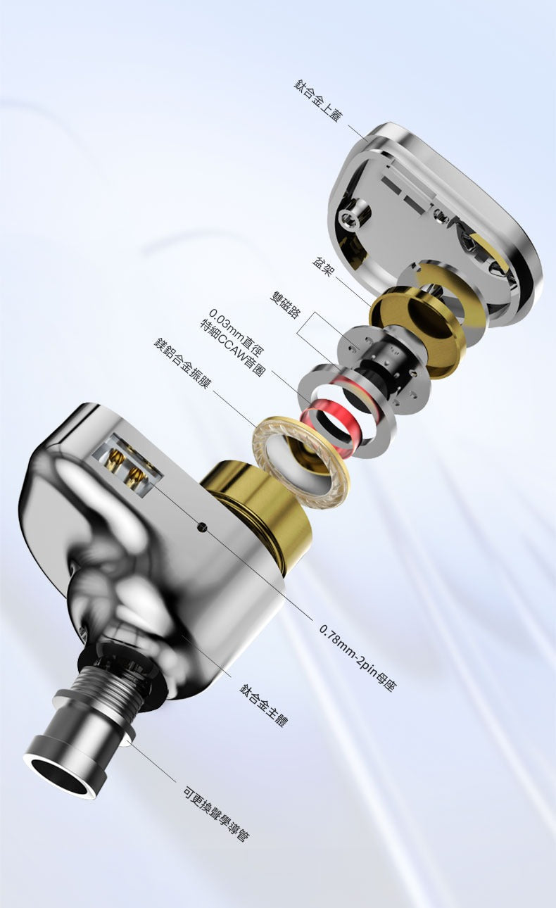 iBasso Jr. COOKIE Ti 曲奇·鈦 (鎂鋁合金入耳式動圈耳機)