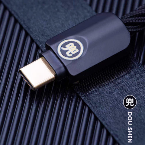 Dunu 黑曜石 迴響｜Obsidian Echo Tail Type-C to Type-C 轉接線