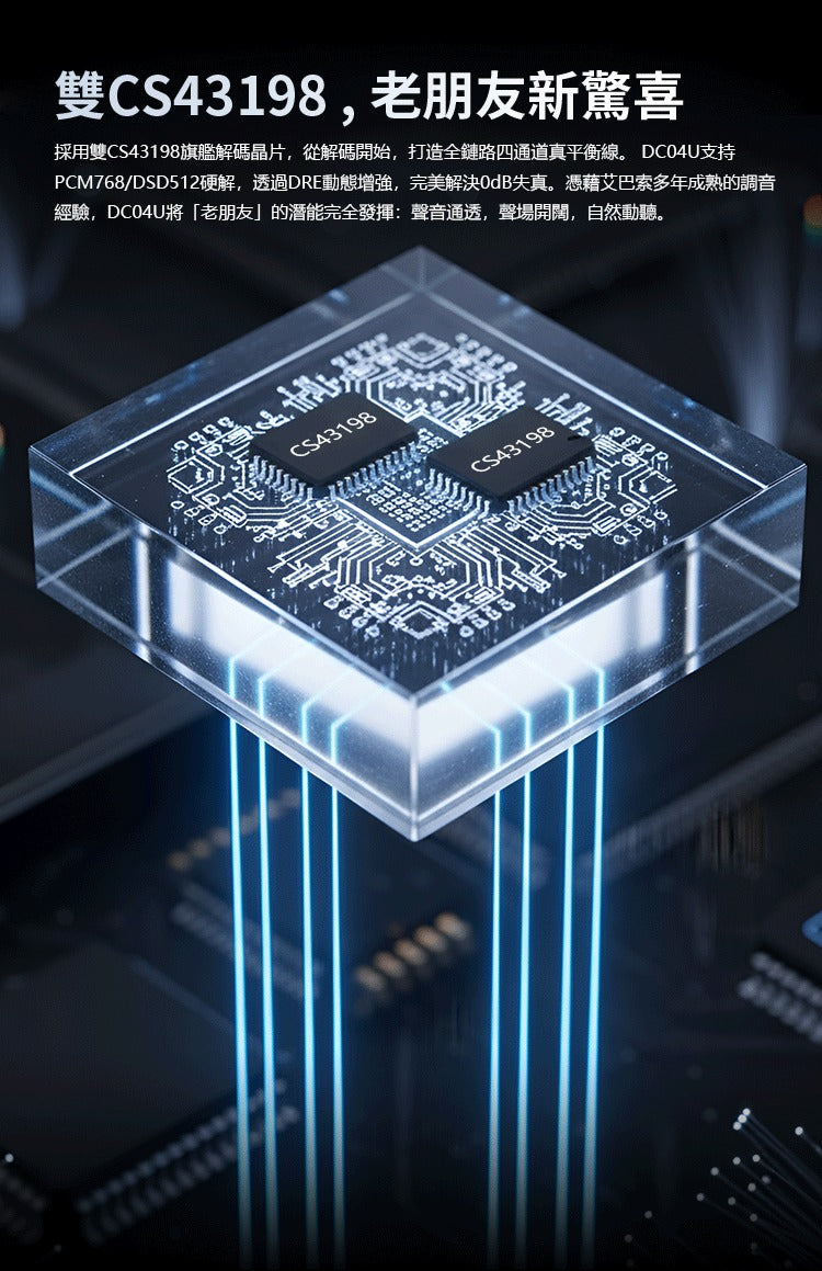 iBasso DC04 Ultra 大推力 | 可通話 | 不銹鋼