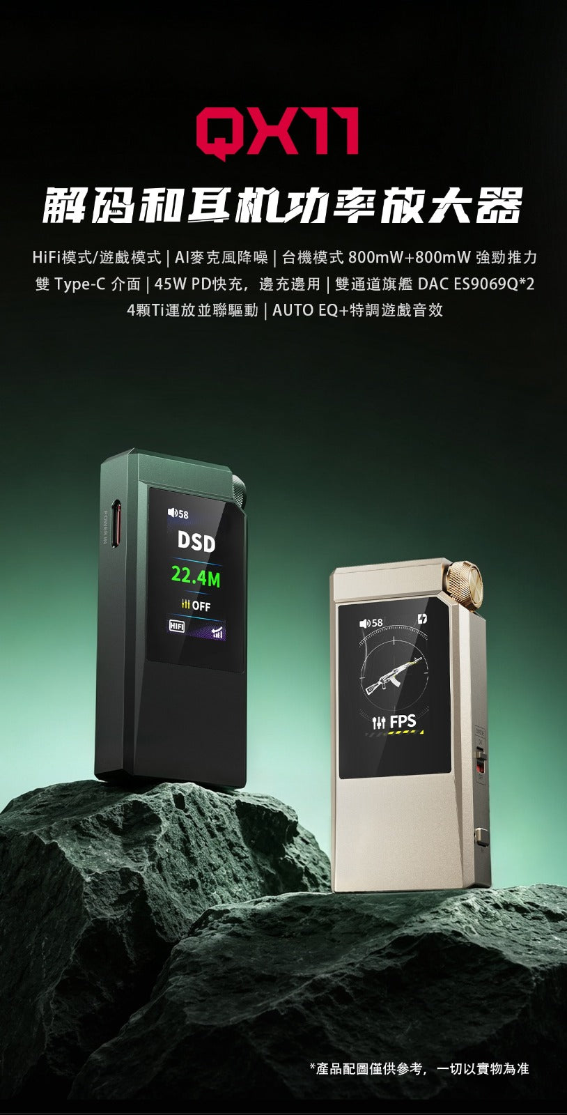 FiiO QX11 (解碼和耳機功率放大器)