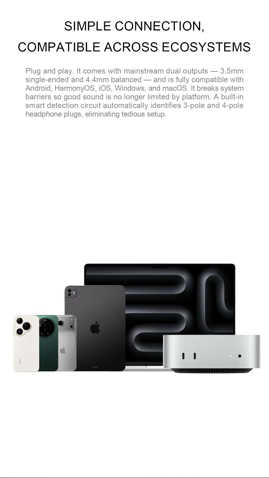 EarAcoustics Audio OSHUN DECO USB DAC 3.5mm,4.4mm可用