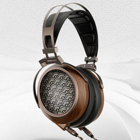 【新品預訂】Sendy Audio Egret白鷺-黑胡桃木開放式平板振膜頭戴有線耳機