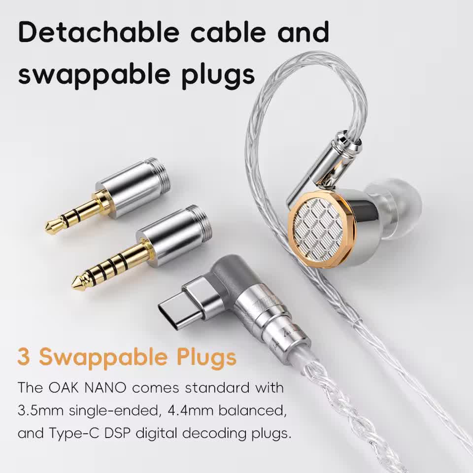 FiiO Snowsky 橡樹 OAK NANO (旗艦單動圈入耳式耳機)