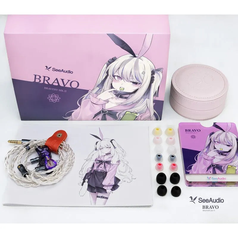 SEEAUDIO BRAVO 3BA+1DD入耳式耳機