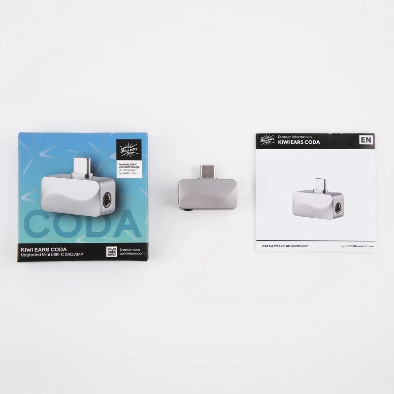 Kiwi Ears Coda Mini Dual-Output USB-C DAC & Amp Dongle