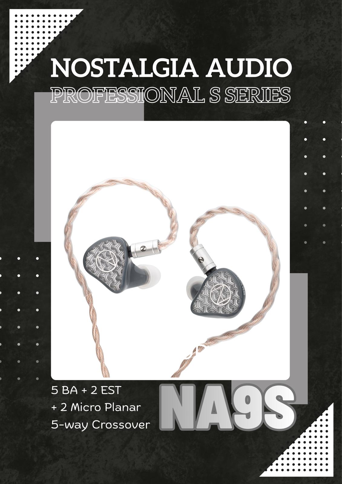 Nostalgia Audio NA9S （5動鐵、2靜電、2微型平板高音單元單元 ）入耳式耳機