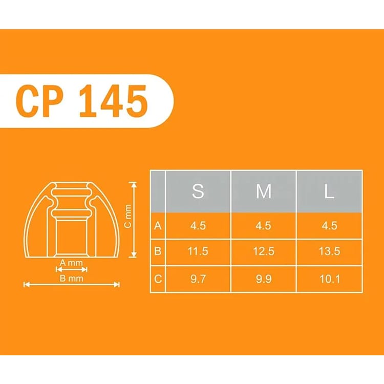 SpinFit CP145 專利設計耳膠