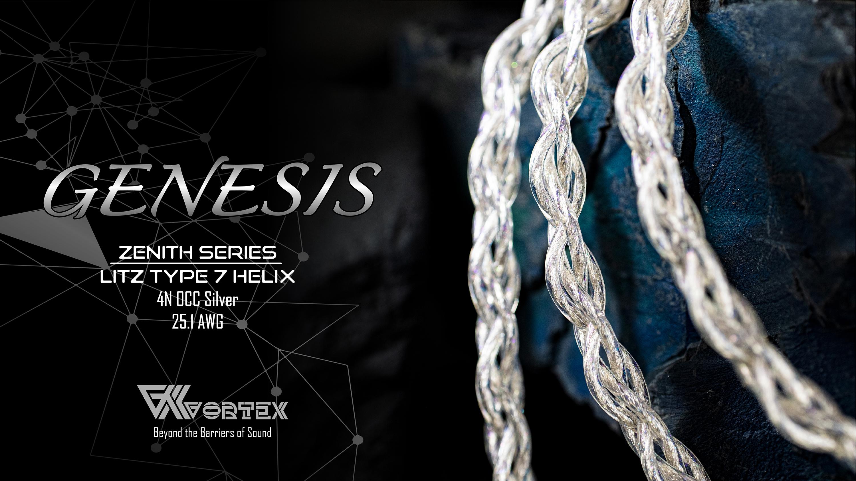 Vortex Zenith Series – Genesis (4N OCC Silver Type7 ) 4.4mm耳機升級線