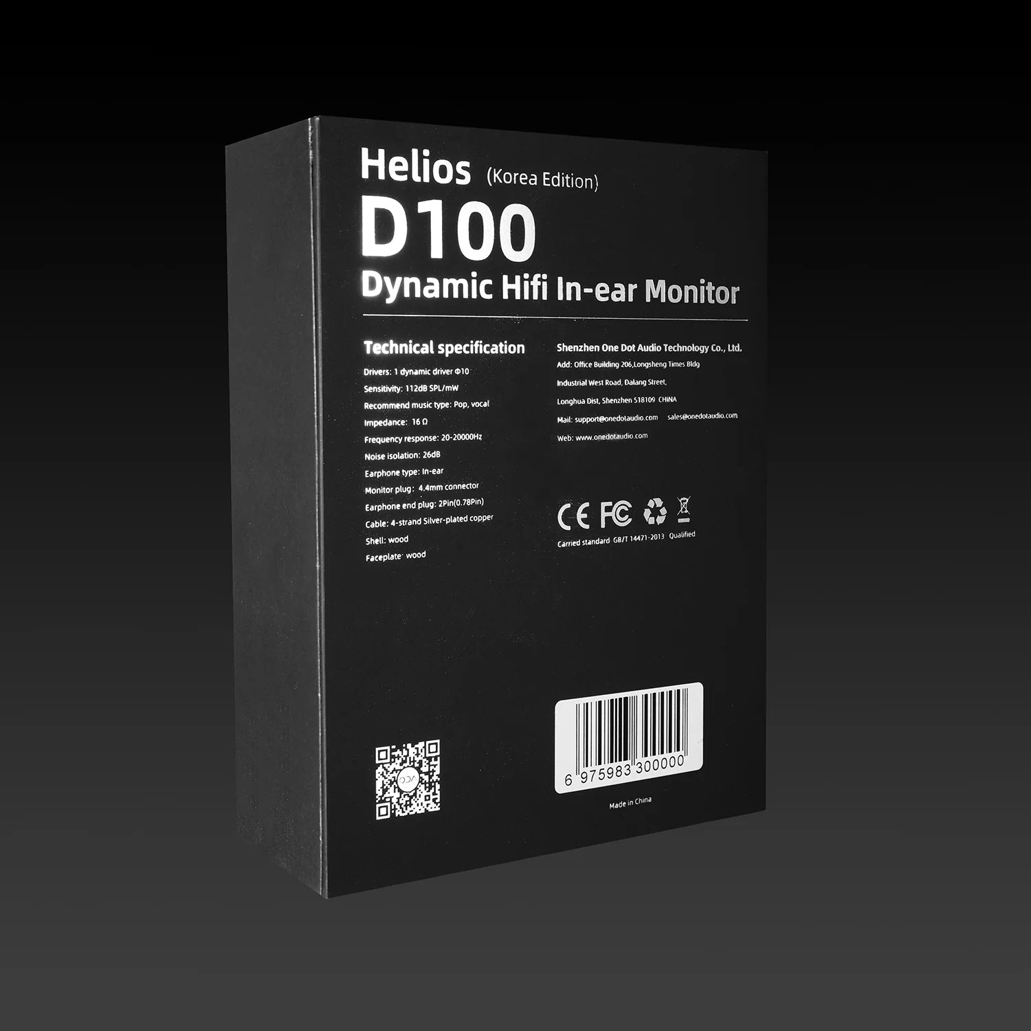 ODA Audio Helios D100 10mm動圈入耳式耳機