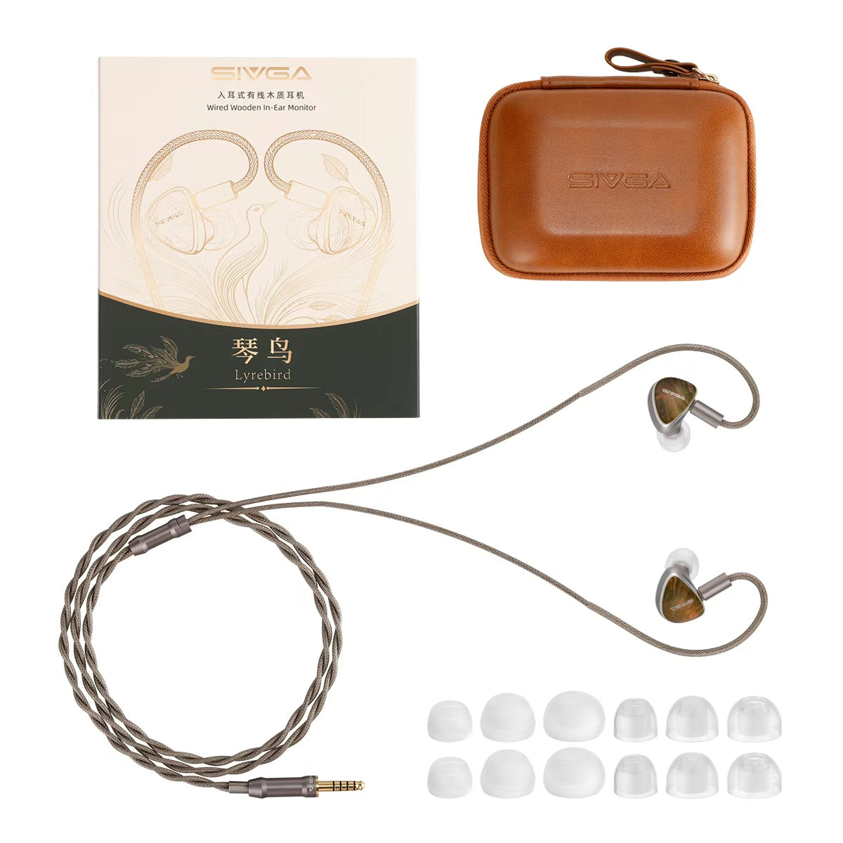 【新品預訂】SIVGA Lyrebird (琴鳥) - 四單元圈鐵平板壓電陶瓷混合耳機