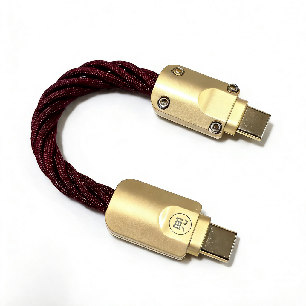 Dunu 「黑曜石：火鳳」Type-C to Type-C 轉接線