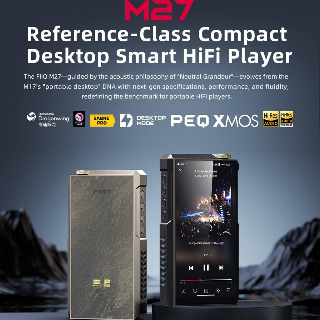 Fiio M27 戰艦級旗艦播放器(月底到貨之後要在明年一月才有貨)￼