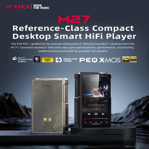Fiio M27 戰艦級旗艦播放器(月底到貨之後要在明年一月才有貨)￼