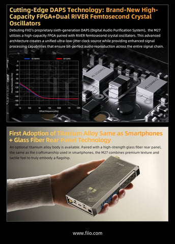 Fiio M27 戰艦級旗艦播放器(月底到貨之後要在明年一月才有貨)￼