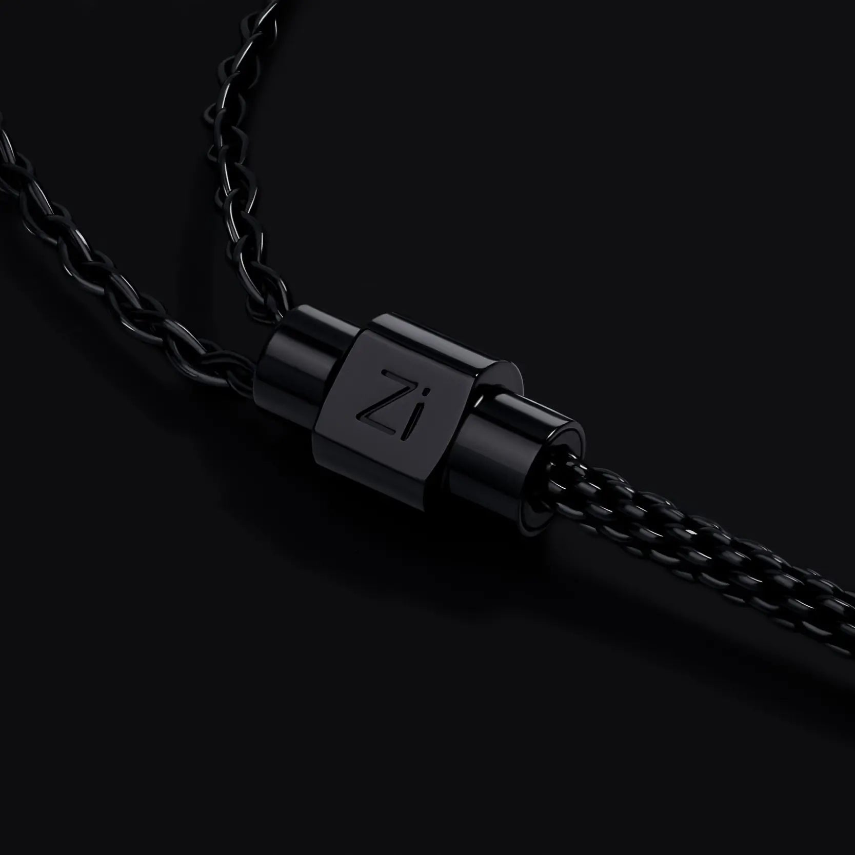 Zikman Rhine Elegance Black Edition — Flagship hand-braided OCC copper audiophile cable