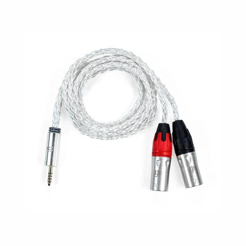 ifi Audio High Grade 4.4 to twin XLR 平衡訊號線 | OFHC銅銀 | 1M