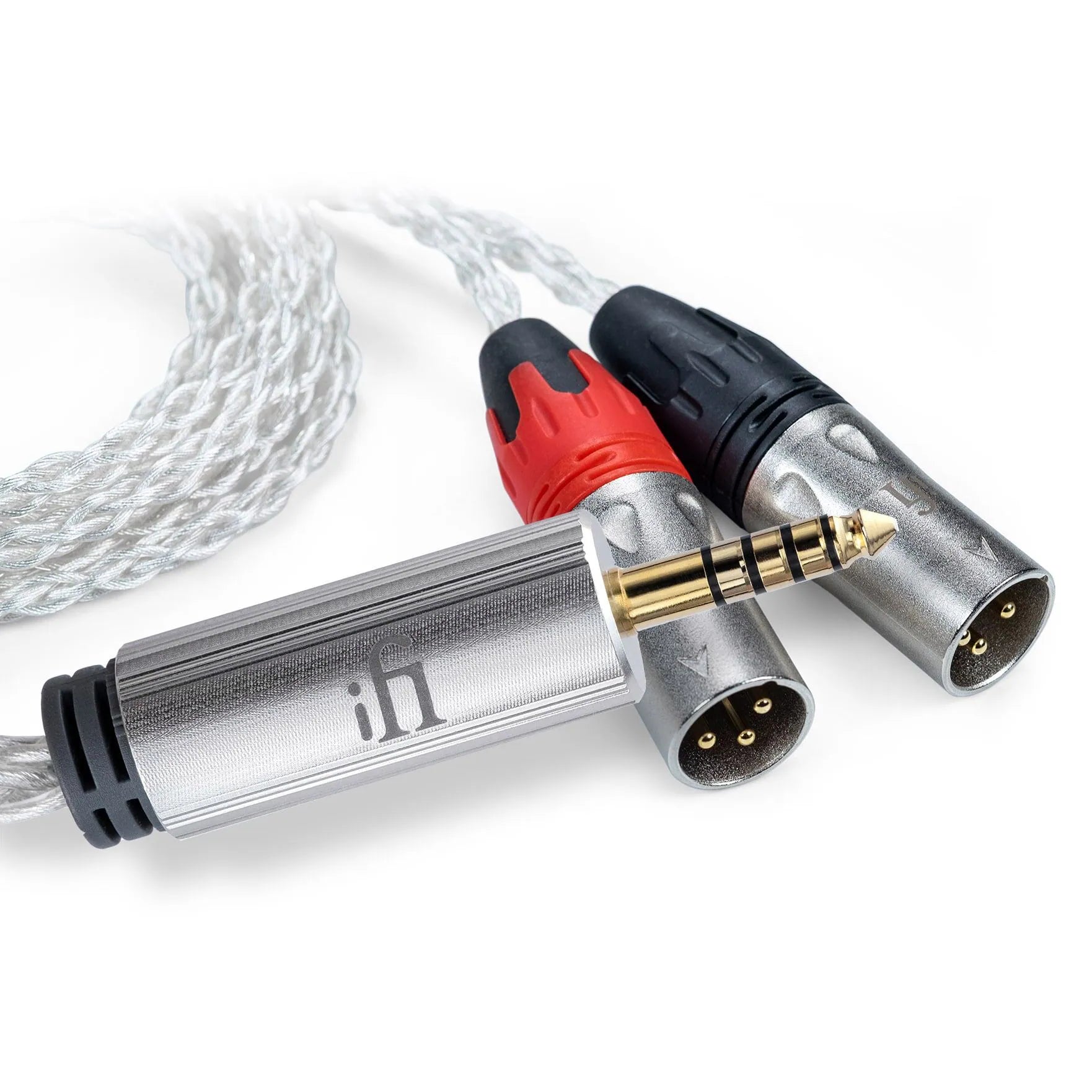 ifi Audio High Grade 4.4 to twin XLR 平衡訊號線 | OFHC銅銀 | 1M
