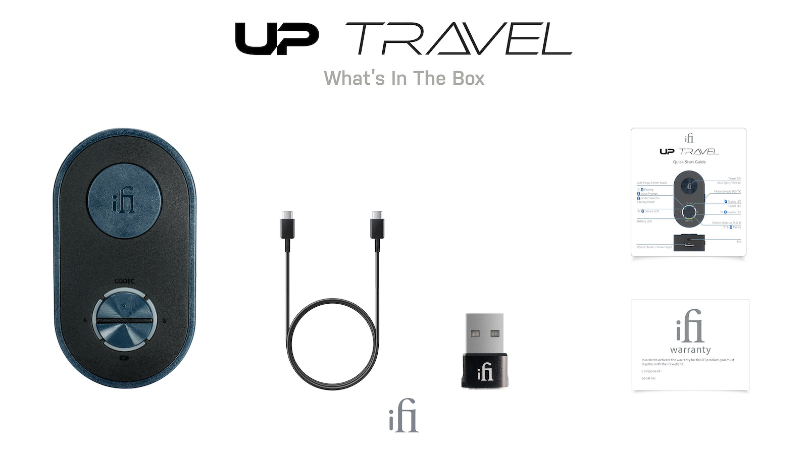 iFi Audio UP Travel 便攜DAC雙向藍牙轉換器