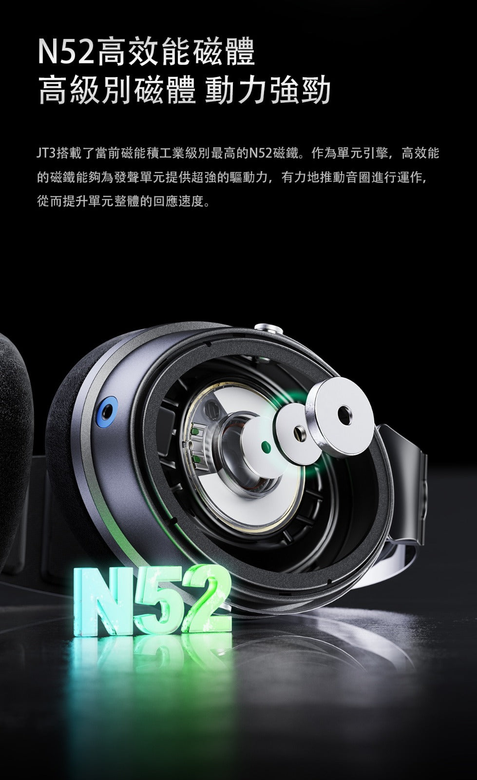 FiiO Jade audio JT3 高保真頭戴耳罩