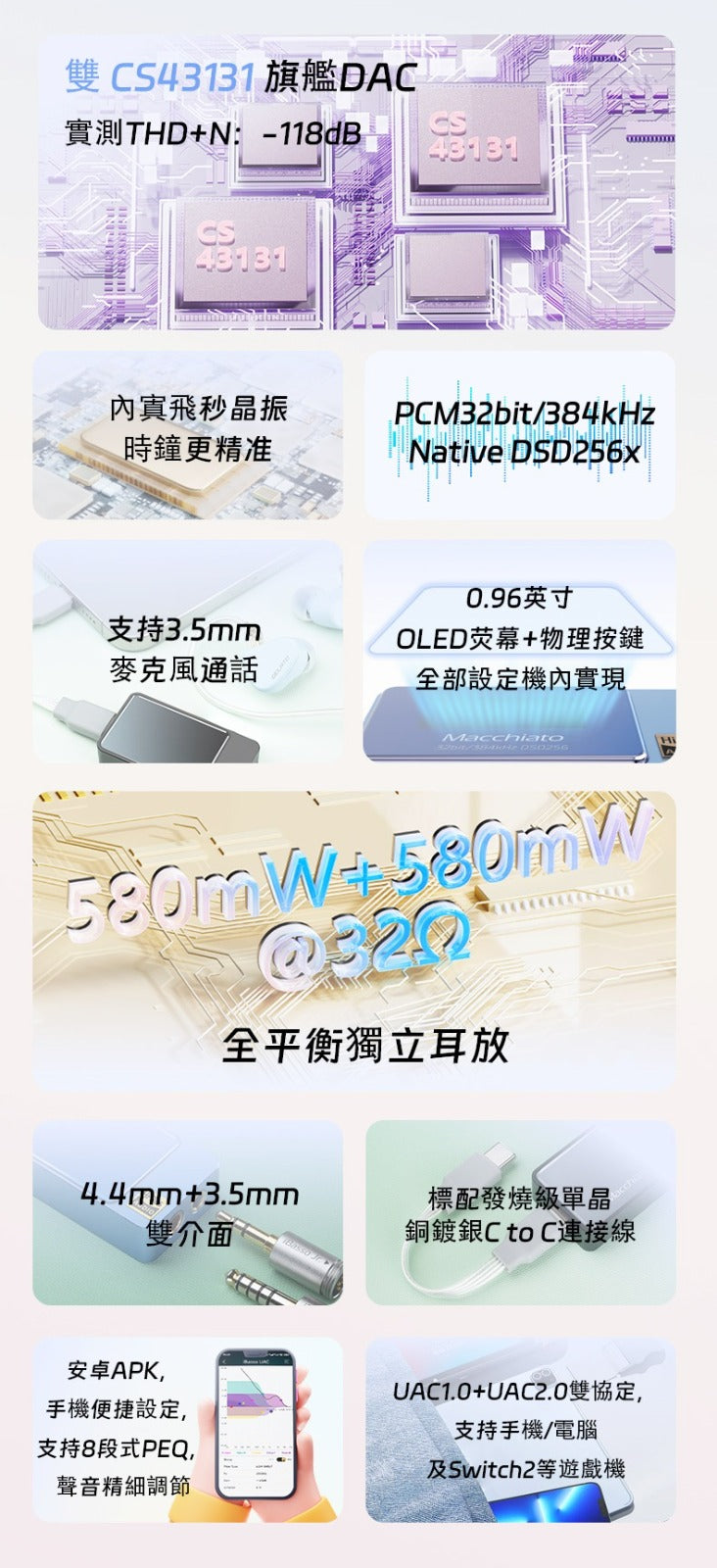 iBasso Jr. Macchiato·瑪奇朵 全平衡獨立耳放 小尾巴