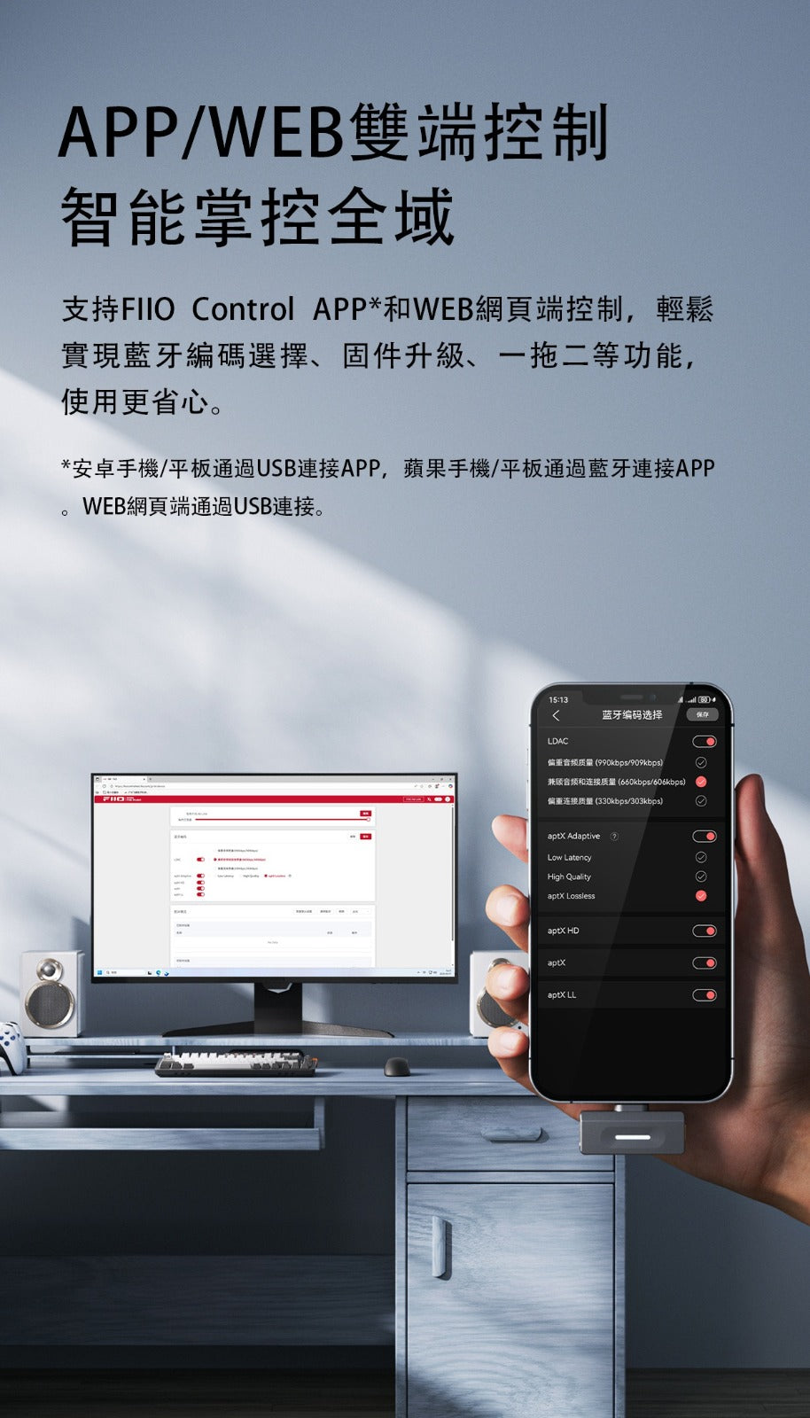 FiiO Airlink (便攜高清藍牙發射器) 藍牙6.0