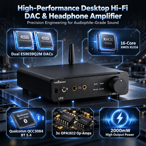 TRASAM LP2 桌面HiFi解碼耳放一體機