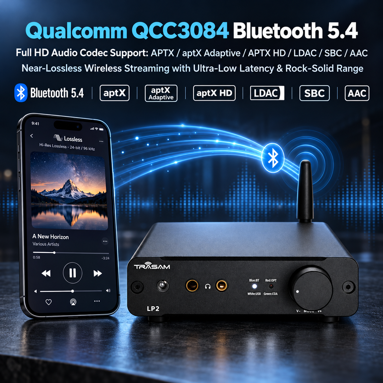 TRASAM LP2 桌面HiFi解碼耳放一體機